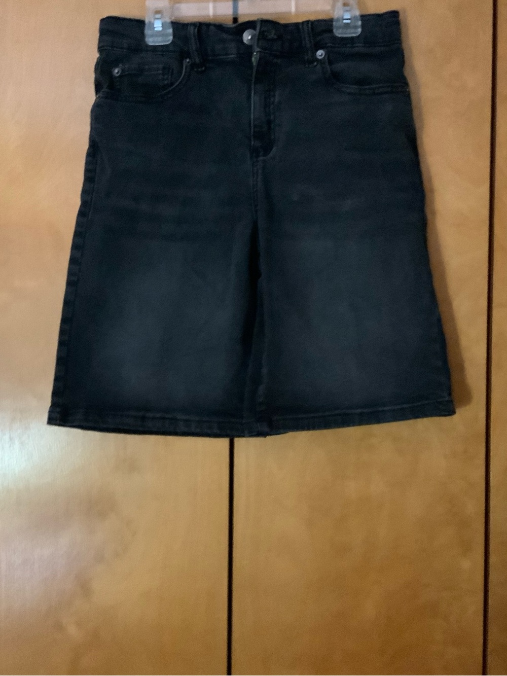 Black Denim Boys Shorts